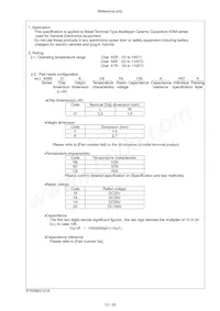 KRM31FR61E106KH01K Datasheet Pagina 13