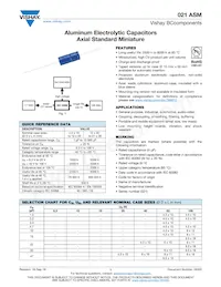 MAL202138477E3 Datasheet Copertura