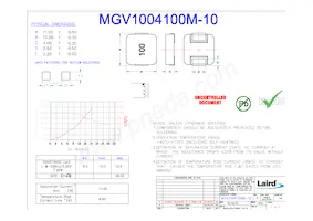 MGV1004100M-10數據表 封面
