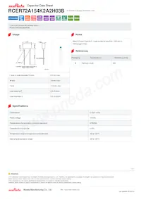 RCER72A154K2A2H03B Datenblatt Cover