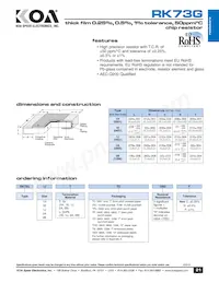 RK73G1HTTC1004D Datasheet Copertura