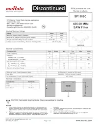 SF1188C數據表 封面