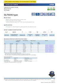 SLF6045T-6R8N2R0-3PF Datasheet Copertura