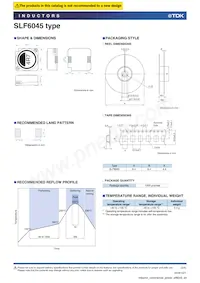 SLF6045T-6R8N2R0-3PF Datasheet Page 3