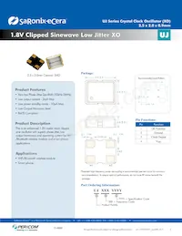 UJ2600003 Datasheet Cover