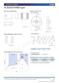 VLS252010HBU-100M數據表 頁面 3