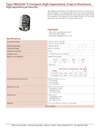 380LQ822M063J052 Datenblatt Cover