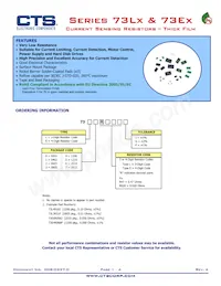 73E6R050F Datasheet Cover