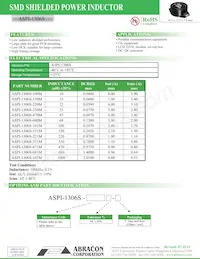 ASPI-1306S-470M-T Datasheet Cover