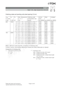 B32672L0683J289 Datasheet Pagina 5