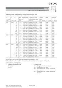 B32672L0683J289 Datasheet Pagina 7