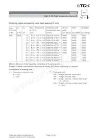 B32672L0683J289 Datasheet Pagina 9