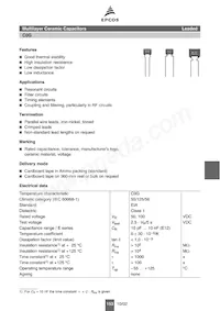 B37987F5104K031數據表 頁面 2