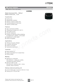 B82464P4334M000 Datasheet Pagina 2