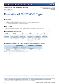 CLF7045T-151M-D Datasheet Page 3