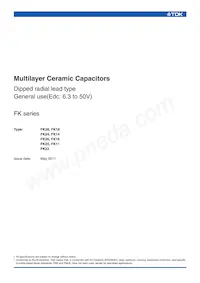 FK28Y5V1H474Z Datasheet Cover