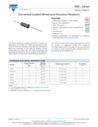 PAC300005000FAC000 Datasheet Cover