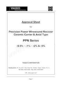 PPN320GT-73-0R1 Datasheet Cover