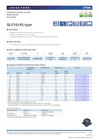 SLF10145T-3R3N3R7-PF Datenblatt Cover