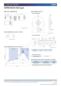 SPM10054T-220M-HZ數據表 頁面 3