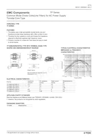 TF2720B-152Y5R0-01 Datasheet Pagina 2