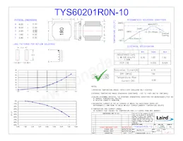 TYS60201R0N-10數據表 封面