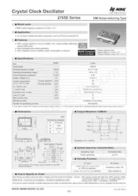 2765E-80.000000MHZ Datenblatt Cover