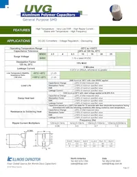 337UVG010MFBJ數據表 封面