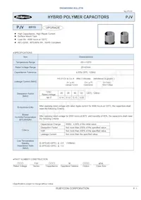 35PJV330M10X10.5 Datasheet Copertura