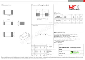 782762301 Datasheet Copertura