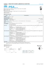 APSA2R5ELL391MFA5G Datasheet Copertura