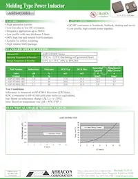 ASPI-0530HI-1R5M-T2 Datasheet Cover