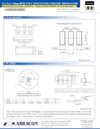 AWSCR-8.00MGD-T4 Datasheet Pagina 2