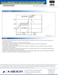 AWSCR-8.00MGD-T4 Datasheet Pagina 3