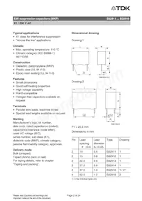 B32911A5123K000 Datasheet Pagina 2