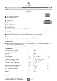 B37940K2331J060 Datasheet Pagina 3