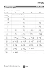 B43041F2826M Datasheet Pagina 5