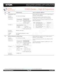 C0603C0G1E200G030BG Datasheet Page 10