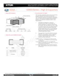 C0603C0G1E200G030BG Datasheet Pagina 15