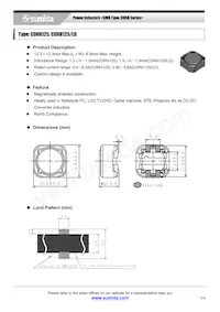 CDRH125NP-4R4NC Datasheet Cover