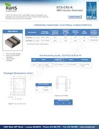 ECS-CR2-12.00-A-TR Datenblatt Cover