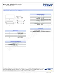 ESD-FPL-20-15 Datasheet Copertura