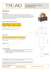 FIT44-4 Datasheet Cover
