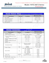 FXTC-HE73PR-44 MHZ Datenblatt Seite 3