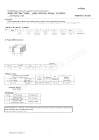 GRM31BR73A472KW01L Datasheet Copertura