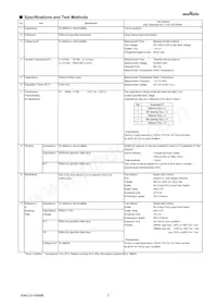 GRM31BR73A472KW01L Datasheet Pagina 2