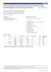 HF3545-822Y3R0-T01 Datasheet Page 2