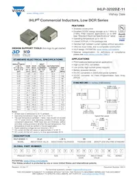 IHLP3232DZER8R2M11 Datenblatt Cover