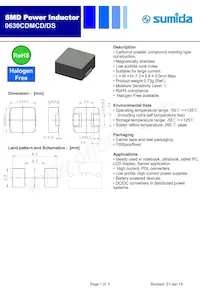 0630CDMCCDS-6R8MC Datasheet Copertura