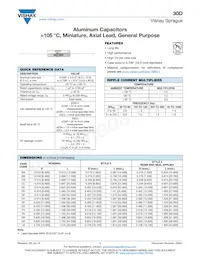 30D108M063GK2AE3 Datenblatt Cover